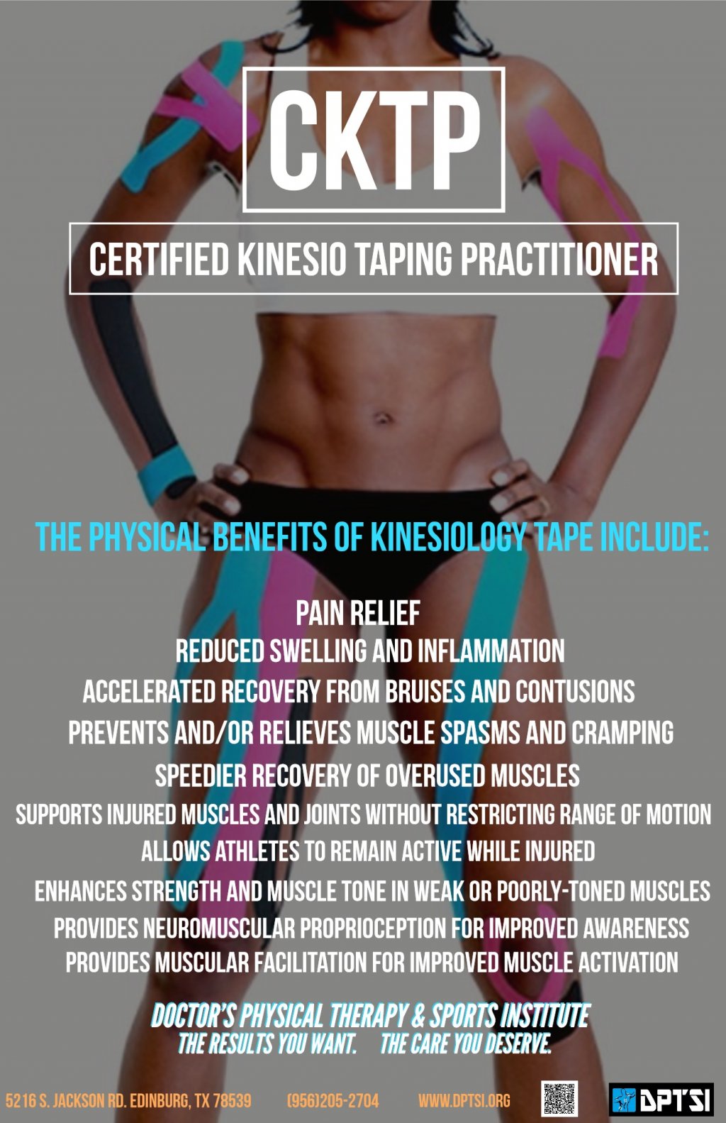 Effects of Kinesiology Taping for Pain, Disability, and